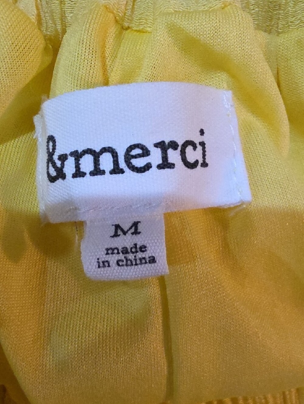 & Merci Yellow Tiered Maxi Dress - Size M - Picture 7 of 8